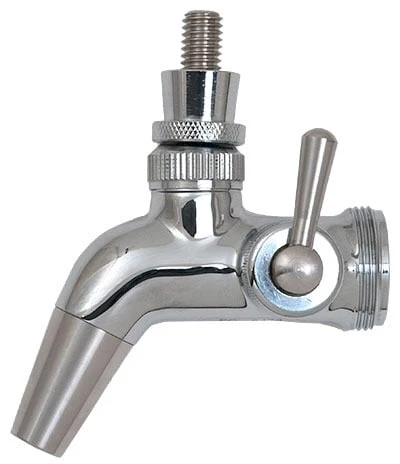 S/Steel Beer Dispensing Nukatap FC- with Flow Control Restrictor( replaces Intertap)