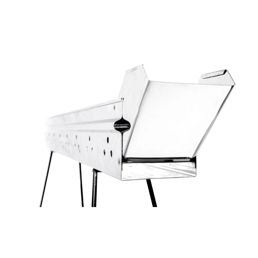 Stainless Steel Charcoal Arrosticini Grill - Image 4