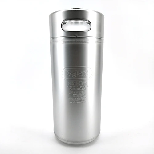Stainless Steel Mini Keg 4Lt