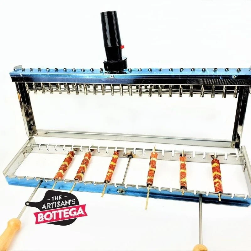 Stainless Steel Skewer Frame Giromatic 23 Spots Rotator - Image 4