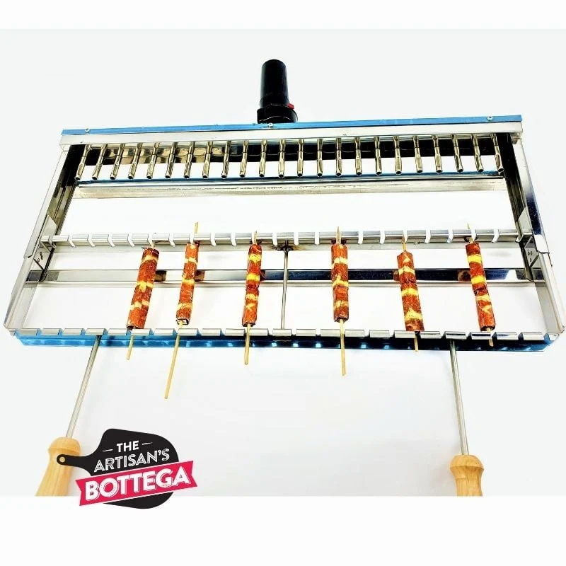 Stainless Steel Skewer Frame Giromatic 23 Spots Rotator - Image 5