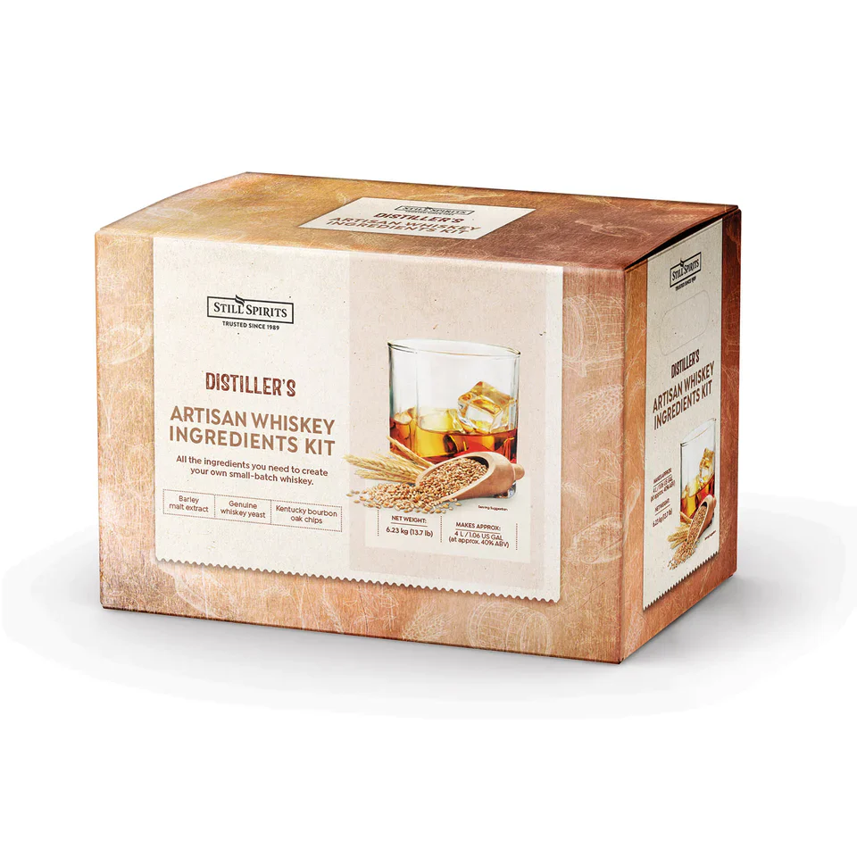 Still Spirits Distillers Series Artisans whiskey Ingredients Kit -Boxed