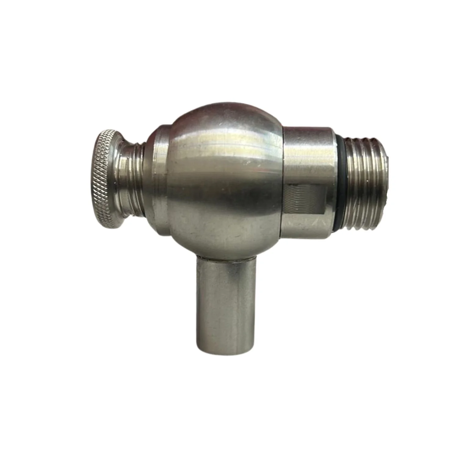 Tank Olive Oil Tap - Rotary Nozzle S/S - BSP 0.5