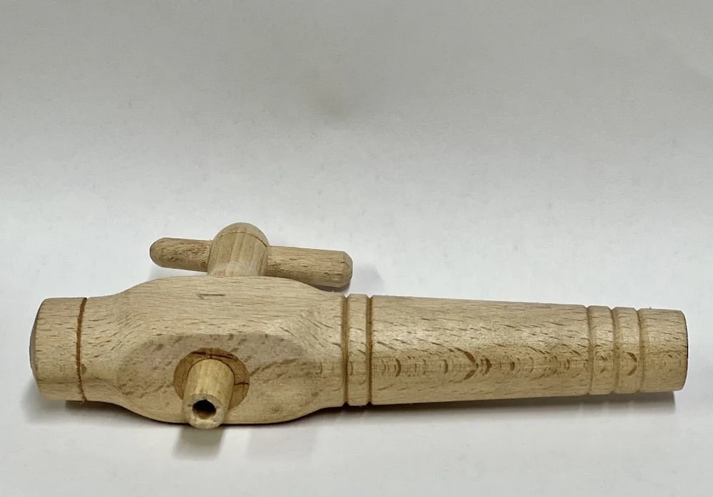 TAP# 1 (FE1) 17-26 mm Dia Wooden Taper Shaft with Cork inner 15 cm long - Use for Oak Barrels - Image 2