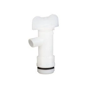White Plastic Fermenter Tap 19mm