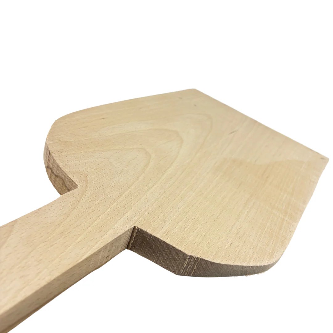 Italian Wood Oven Bakers Pizza Paddle wood head 24 x 33 x 2.8 cm and handle (No joints) - Image 4