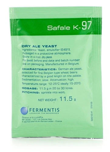 Yeast Saf Ale k-97 - 11.5g