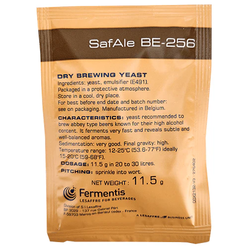 Yeast Safbrew BE256 Yeast 12g